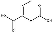 （E）-亚乙基琥珀酸 结构式