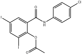 氯碘沙尼 结构式