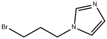 1-(3-溴丙基)-1H-咪唑氢溴酸盐 结构式