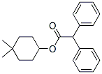 4-diphenylacetoxy-1,1-dimethylcyclohexane 结构式