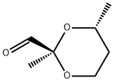 1,3-Dioxane-2-carboxaldehyde, 2,4-dimethyl-, (2R-trans)- (9CI) 结构式