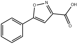 5-苯基-3-异恶唑羧酸 结构式