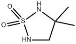3,3-二甲基-1,2,5-噻二唑烷1,1-二氧化物 结构式