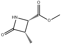 2-Azetidinecarboxylicacid,3-methyl-4-oxo-,methylester,cis-(9CI) 结构式