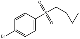 1-Bromo-4-cyclopropylmethanesulfonyl-benzene 结构式