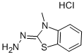 3-甲基-2-苯并噻唑啉酮腙盐酸盐 结构式