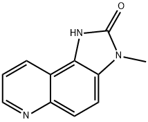 2H-Imidazo[4,5-f]quinolin-2-one,1,3-dihydro-3-methyl-(9CI) 结构式