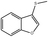 Benzofuran,  3-(methylthio)- 结构式