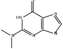 2-二甲基氨基-6-羟基嘌呤 结构式
