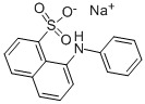 8-苯胺基-1-萘磺酸钠 结构式