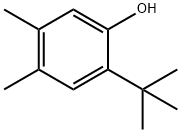 2-叔丁基-4,5-二甲酚 结构式