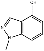 1-Methyl-1H-indazol-4-ol 结构式