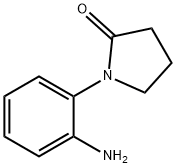 1-(2-氨基苯基)-2-吡咯烷酮 结构式