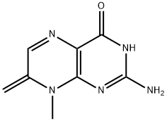 4(1H)-Pteridinone,2-amino-7,8-dihydro-8-methyl-7-methylene-(9CI) 结构式