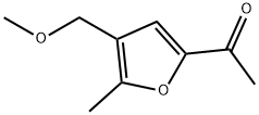 Ethanone, 1-[4-(methoxymethyl)-5-methyl-2-furanyl]- (9CI) 结构式