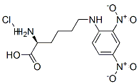 N-EPSILON-2,4-DNP-L-LYSINE HYDROCHLORIDE 结构式