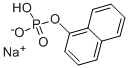 ALPHA-NAPHTHYL ACID PHOSPHATE MONOSODIUM SALT 结构式