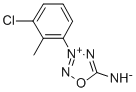 GEA 5024;5-AMINO-3-(3-CHLORO-2-METHYLPHENYL)-1,2,3,4-OXATRIAZOLIUM CHLORIDE;GEA 5024 结构式