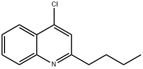 2-丁基-4-氯喹啉 结构式