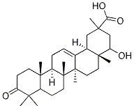 22-羟基-3-氧代齐墩果-12-烯-29-酸 结构式