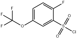 2-Fluoro-5-(trifluoromethoxy)benzenesulfonylchloride 结构式