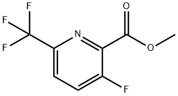 METHYL 3-FLUORO-6-(TRIFLUOROMETHYL)PICOLINATE 结构式