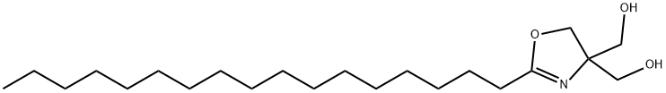 2-十七烷基-2-恶唑啉-4,4-二甲醇 结构式