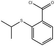 Benzoyl chloride, 2-[(1-methylethyl)thio]- (9CI) 结构式