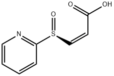 2-Propenoicacid,3-(2-pyridinylsulfinyl)-,[S-(Z)]-(9CI) 结构式