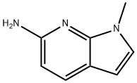 1-methyl-1H-pyrrolo[2,3-b]pyridin-6-amine 结构式