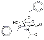 Methyl 2-Acetamido-2-deoxy-3,6-di-O-benzyl-β-D-glucopyranoside 结构式