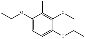 1,4-Diethoxy-2-methoxy-3-methylbenzene 结构式