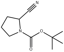(R)-1-Boc-2-氰基吡咯烷 结构式