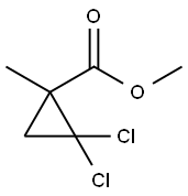 2,2-二氯1-甲基环丙烷羧酸甲酯 结构式