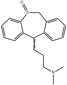 3-dibenzo[b,e]thiepin-11(6H)-ylidene-N,N-dimethylpropylamine S-oxide  结构式