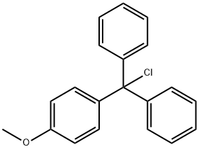 4-甲氧基三苯基氯甲烷 结构式