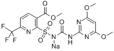 氟啶嘧磺隆 结构式
