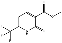 1,2-二氢-2-氧-6-(三氟甲基)吡啶-3-甲酸甲酯 结构式