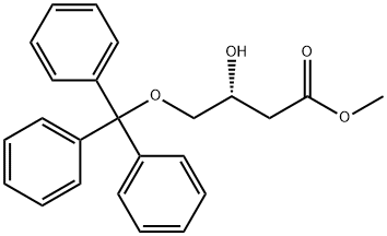 BUTANOIC ACID, 3-HYDROXY-4-(TRIPHENYLMETHOXY)-, METHYL ESTER, (R) 结构式