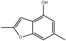 4-Benzofuranol,  2,6-dimethyl- 结构式