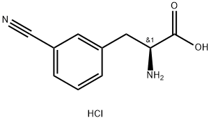 3-氰基-L-苯丙氨酸 结构式