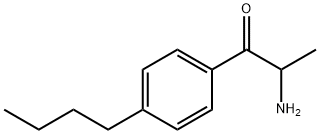 1-Propanone,  2-amino-1-(4-butylphenyl)- 结构式