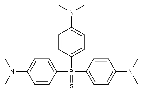 Tris[p-(dimethylamino)phenyl]phosphine sulfide 结构式