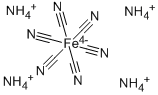 水合亚铁氰化铵 结构式