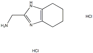 (4,5,6,7-TETRAHYDRO-1H-BENZIMIDAZOL-2-YLMETHYL)AMINE DIHYDROCHLORIDE 结构式