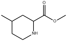 4-甲基哌啶-2-羧酸甲酯 结构式