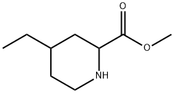 4-ETHYL-PIPERIDINE-2-CARBOXYLIC ACID METHYL ESTER 结构式