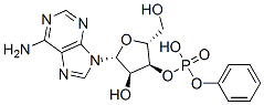 adenosine 3'-phosphate phenyl ester 结构式