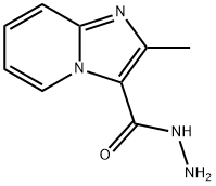 2-甲基-咪唑并[1,2-A]吡啶-3-羧酸酰肼 结构式