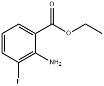 2-氨基-3-氟苯甲酸乙酯 结构式